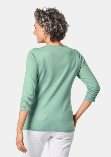 Gepflegter Ajour-Pullover mit femininen Durchbrüchen - mint - Gr. 25 von Fashion - Goldner - Modalova