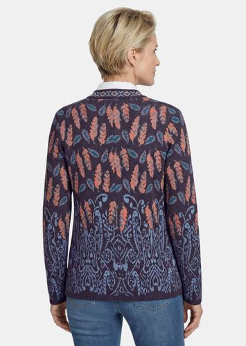 Strickjacke - / gemustert - Gr. 20 von Fashion - Goldner - Modalova