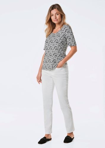 Druckshirt - / weiß / gemustert - Gr. 22 von Fashion - Goldner - Modalova