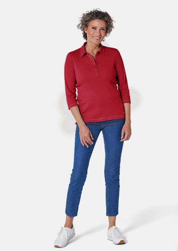 Basic-Poloshirt mit Stickerei aus reiner Baumwolle - Gr. 22 von - Goldner Fashion - Modalova