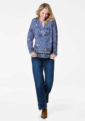 Langarmshirt mit Paisleymuster - / gemustert - Gr. 19 von - Goldner Fashion - Modalova