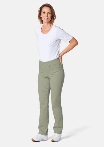 Jeansschlupfhose - graugrün - Gr. 225 von - Goldner Fashion - Modalova