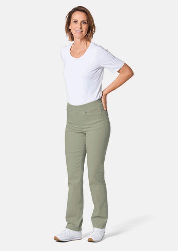 Jeansschlupfhose - graugrün - Gr. 245 von - Goldner Fashion - Modalova