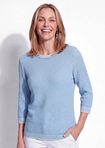 Strickpullover mit Wabenmuster - / gemustert - Gr. 19 von Fashion - Goldner - Modalova
