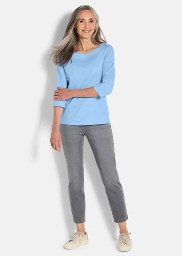 Basic-Shirt aus Interlock-Jersey - hellblau - Gr. 22 von Fashion - Goldner - Modalova