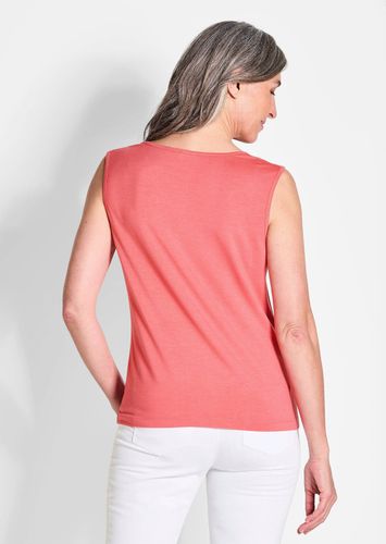 Basic Top im Doppelpack - koralle / weiß - Gr. 40 von Fashion - Goldner - Modalova