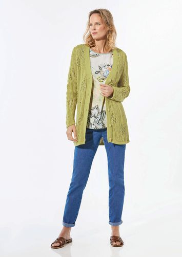 Strickjacke mit Knöpfen - hellgrün - Gr. 24 von - Goldner Fashion - Modalova