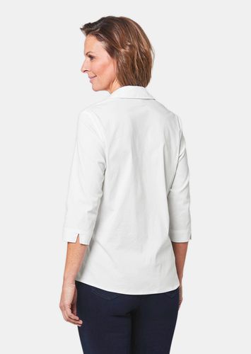 Stretchbequeme Bluse mit Baumwolle - - Gr. 46 von - Goldner Fashion - Modalova
