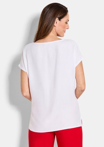 Bluse mit Glitzersteinen - weiß - Gr. 24 von Fashion - Goldner - Modalova