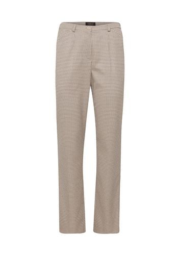 Karohose Carla - beige / schwarz / kariert - Gr. 245 von - Goldner Fashion - Modalova