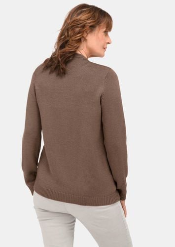 Pflegeleichter Pullover in hochwertiger Rippenstruktur - taupe - Gr. 24 von - Goldner Fashion - Modalova