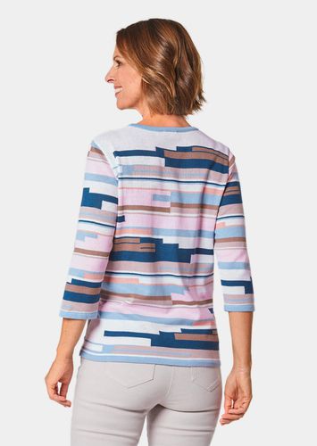 Weicher Pullover mit hochwertiger Intarsie - / gemustert - Gr. 40 von - Goldner Fashion - Modalova