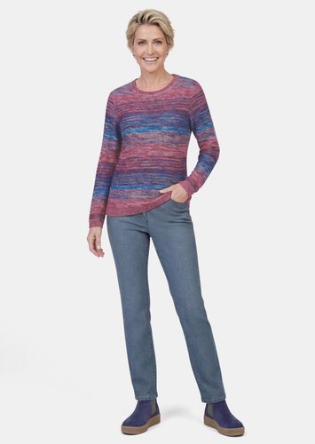 Multicolor-Pullover mit erfrischendem Farbverlauf - / hellblau / gemustert - Gr. 48 von Fashion - Goldner - Modalova