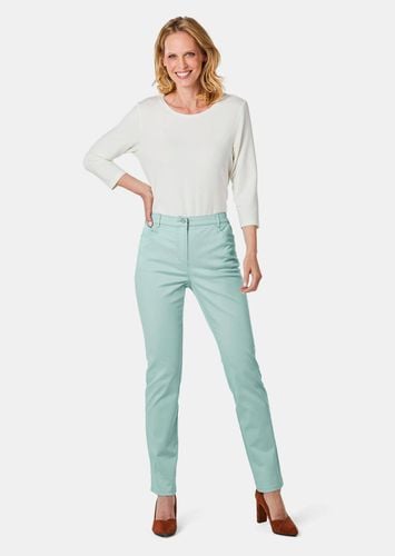 Leichte Baumwoll-Hose CARLA - mint - Gr. 195 von - Goldner Fashion - Modalova