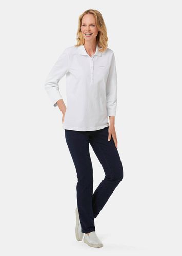 Poloshirt in hochwertiger Pikee-Qualität - weiß - Gr. 48 von - Goldner Fashion - Modalova