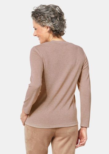Blusenshirt mit Frontmotiv - beige / gemustert - Gr. 23 von Fashion - Goldner - Modalova
