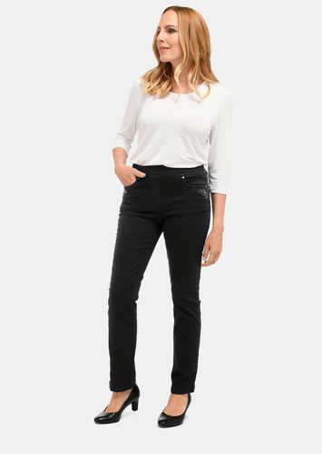 Jeansschlupfhose mit Jerseybund - Gr. 195 von - Goldner Fashion - Modalova