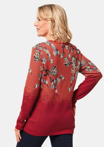 Stilvoller Jacquardpullover mit schöner Optik - rostrot / gemustert - Gr. 24 von Fashion - Goldner - Modalova