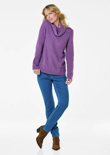 Rollkragenpullover mit Zopfmuster - Gr. 19 von - Goldner Fashion - Modalova