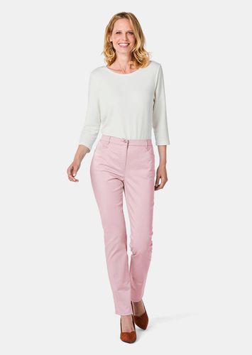 Leichte Baumwoll-Hose ANNA - rosé - Gr. 52 von - Goldner Fashion - Modalova