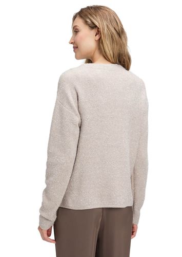 Strickpullover mit glänzenden Flausch-Details - beige - Gr. 42 von Goldner Fashion - Betty Barclay - Modalova