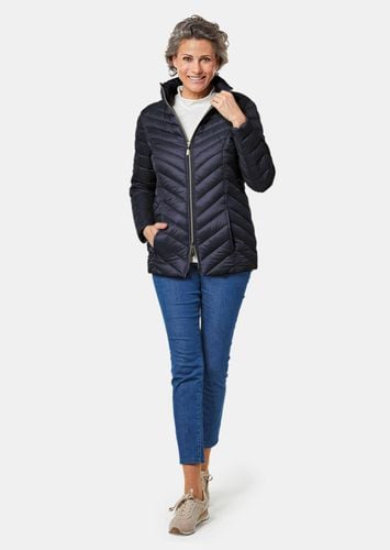 Steppjacke in figurschmeichelnder Optik - marine - Gr. 25 von - Goldner Fashion - Modalova