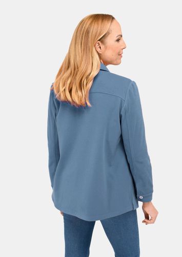 Moderne Hemdjacke in trageangenehmer Qualität - rauchblau - Gr. 19 von - Goldner Fashion - Modalova