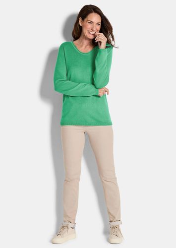Strickpullover aus Baumwolle und Viskose - hellgrün - Gr. 19 von Fashion - Goldner - Modalova