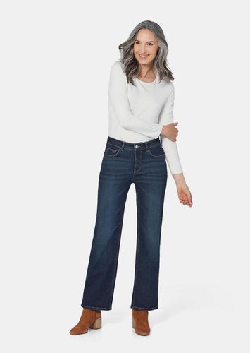 Denim Jeans mit weitem Bein - marine - Gr. 20 von - Goldner Fashion - Modalova
