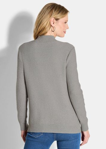 Strickpullover mit Zopfmuster - / melange - Gr. 48 von Fashion - Goldner - Modalova