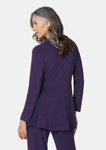 Weich fallende Jersey-Longjacke - Gr. 25 von Fashion - Goldner - Modalova