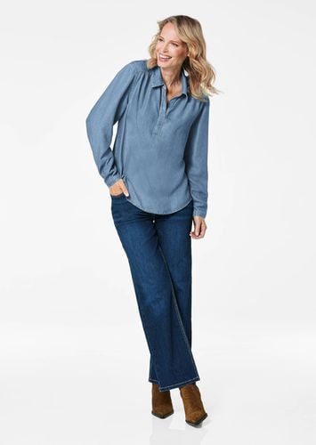 Bluse Denim in Tencel-Qualität - Gr. 19 von - Goldner Fashion - Modalova