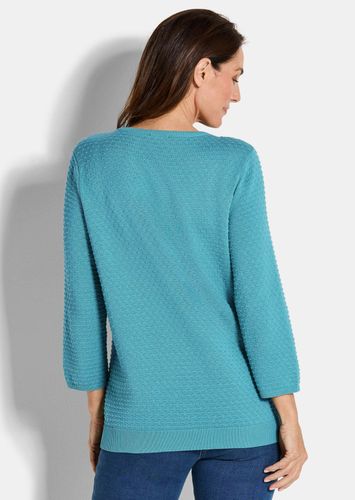 Strickpullover mit Pünktchenmuster - Gr. 19 von Fashion - Goldner - Modalova