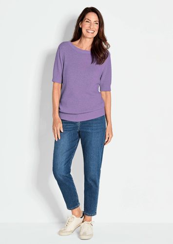 Pullover mit kühlendem Bändchengarn - flieder - Gr. 24 von Fashion - Goldner - Modalova