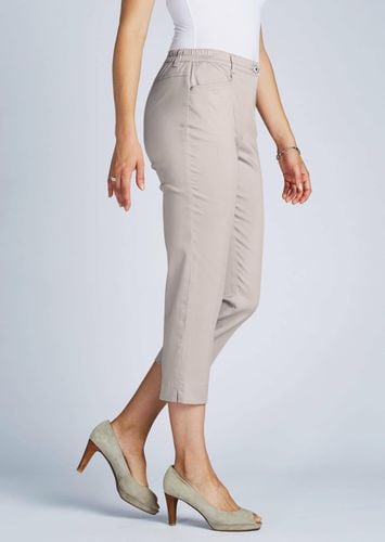 Leichte 7/8 Baumwoll-Hose Anna - beige - Gr. 195 von - Goldner Fashion - Modalova