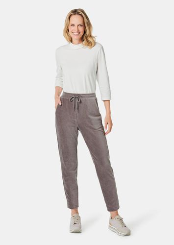 Cord-Joggpant - taupe - Gr. 19 von - Goldner Fashion - Modalova