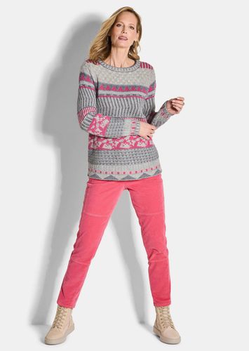 Pullover im modischen Norwegermuster - / gemustert - Gr. 20 von Fashion - Goldner - Modalova