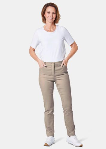 Bequeme Hose ANNA mit Bügelfalte - beige - Gr. 245 von - Goldner Fashion - Modalova