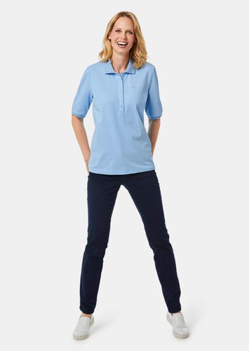 Poloshirt in hochwertiger Pikee-Qualität - hellblau - Gr. 52 von - Goldner Fashion - Modalova