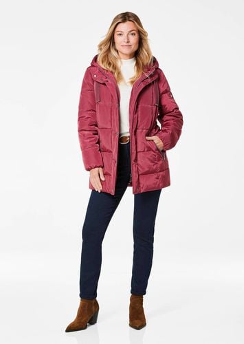 Steppjacke mit Kapuze - dunkelrot - Gr. 21 von - Goldner Fashion - Modalova