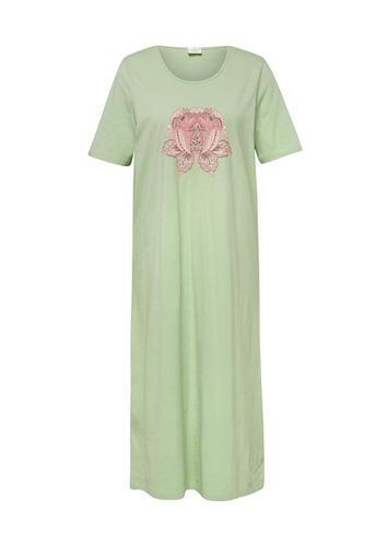 Baumwoll-Nachthemd mit Halbarm - hellgrün - Gr. 18/19 von - Goldner Fashion - Modalova