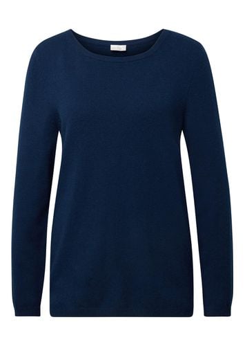 Kaschmirpullover mit U-Boot Ausschnitt - royalblau - Gr. 19 von - Goldner Fashion - Modalova