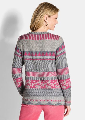 Pullover im modischen Norwegermuster - / gemustert - Gr. 19 von Fashion - Goldner - Modalova