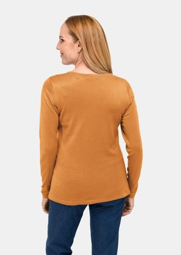 Unkomplizierter Pullover mit V-Ausschnitt - honig - Gr. 25 von - Goldner Fashion - Modalova