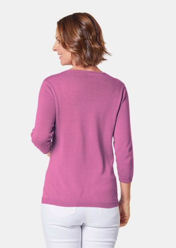 Unkomplizierter Pullover mit V-Ausschnitt - Gr. 42 von Fashion - Goldner - Modalova