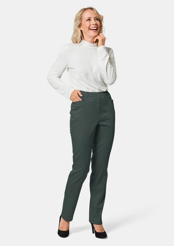 Leichte Baumwollschlupfhose LOUISA - dunkelgrün von - Goldner Fashion - Modalova