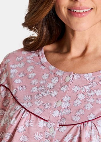 Nachthemden im Set aus reiner Baumwolle - / rosé / gemustert - Gr. 38 von Fashion - Goldner - Modalova