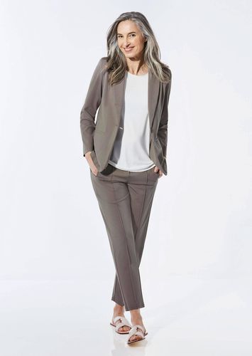 Leichter Jerseyblazer mit höchster Bewegungsfreiheit - taupe - Gr. 19 von - Goldner Fashion - Modalova