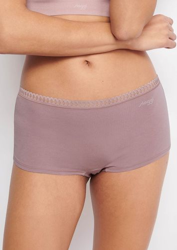 Baumwoll-Hüftslip im 3er-Pack - rosé / gemustert - Gr. L von - Goldner Fashion - Modalova