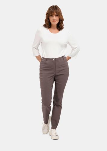 Perfekte Super-Stretch-Hose CARLA - taupe - Gr. 195 von - Goldner Fashion - Modalova